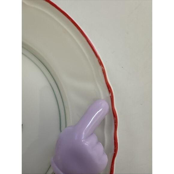 Vintage Fitz & Floyd Dessert Appetizer Plates Set of 4 Japan Printemps 212 - Picture 9 of 10